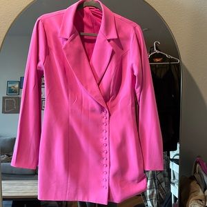 Revolve,pink blazer dress